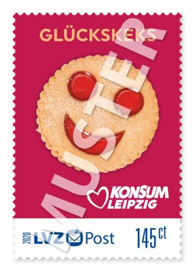 Briefmarke 1,45 € Konsum "Freche Früchtchen"
