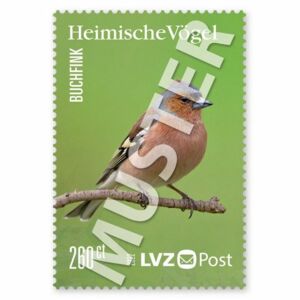 Briefmarke 2,60 € Heimische Vögel II 